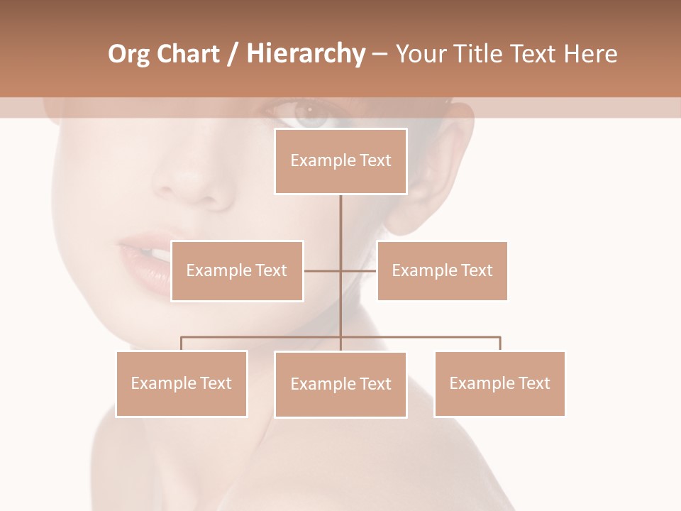 Person Skin Posing PowerPoint Template