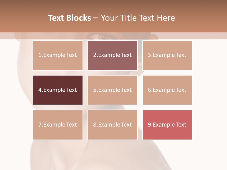 Person Skin Posing PowerPoint Template