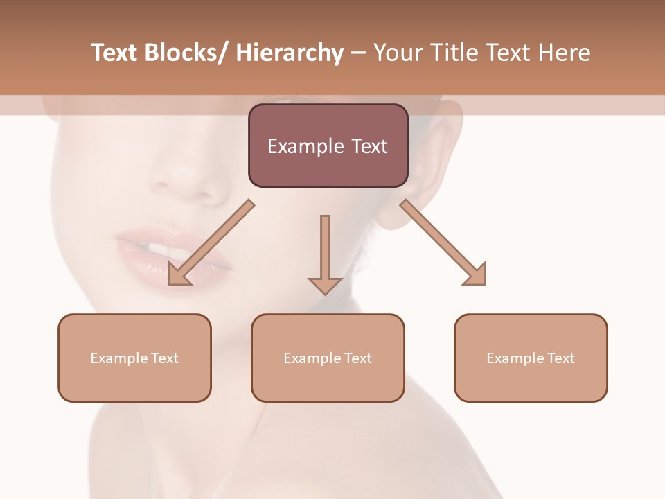 Person Skin Posing PowerPoint Template