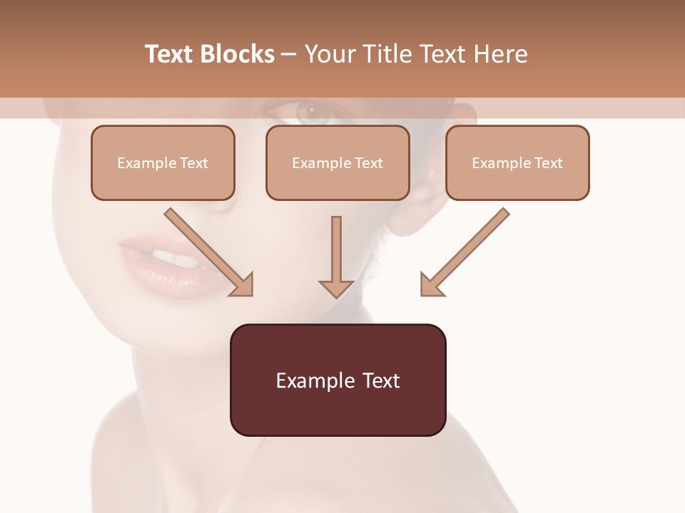 Person Skin Posing PowerPoint Template
