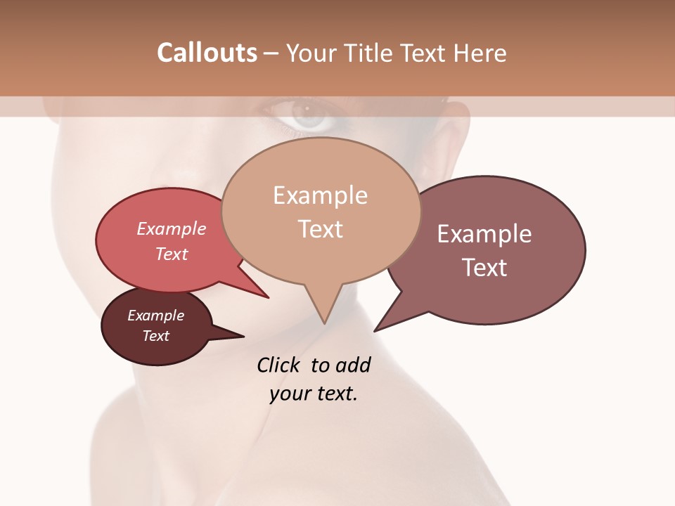 Person Skin Posing PowerPoint Template