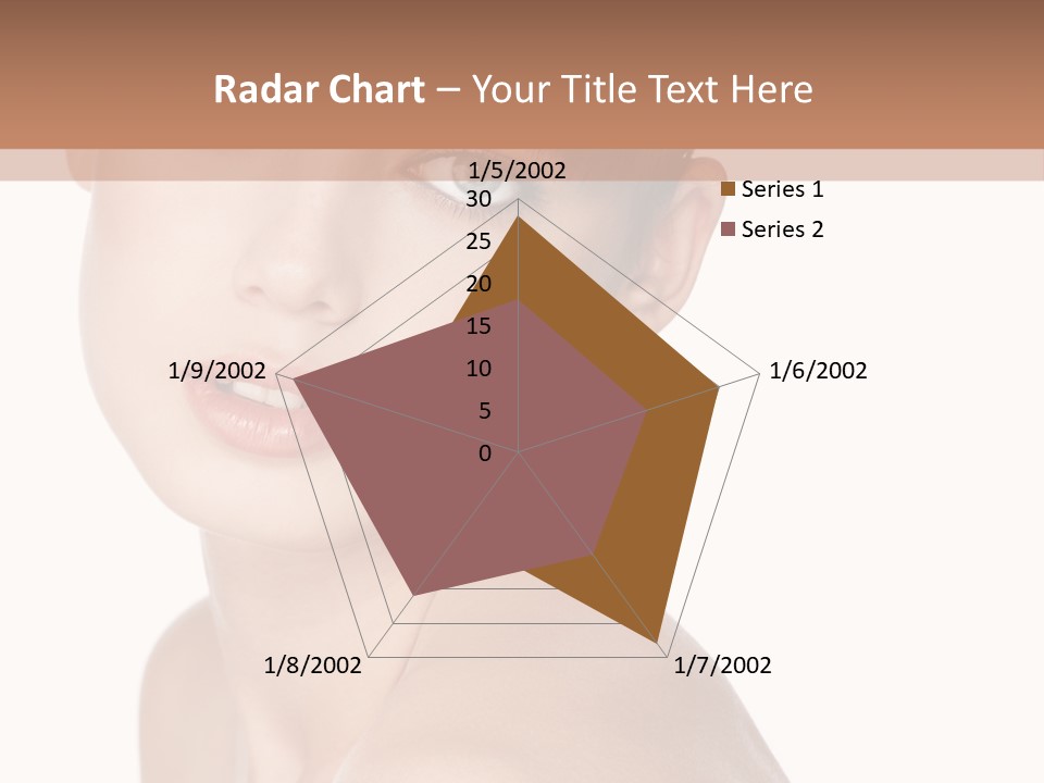 Person Skin Posing PowerPoint Template