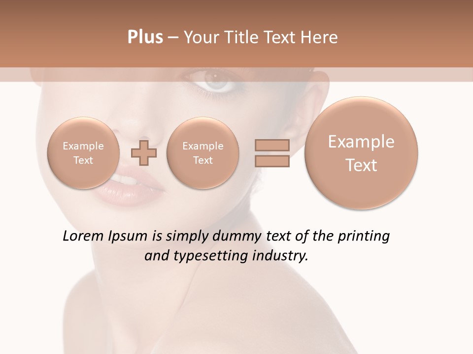 Person Skin Posing PowerPoint Template