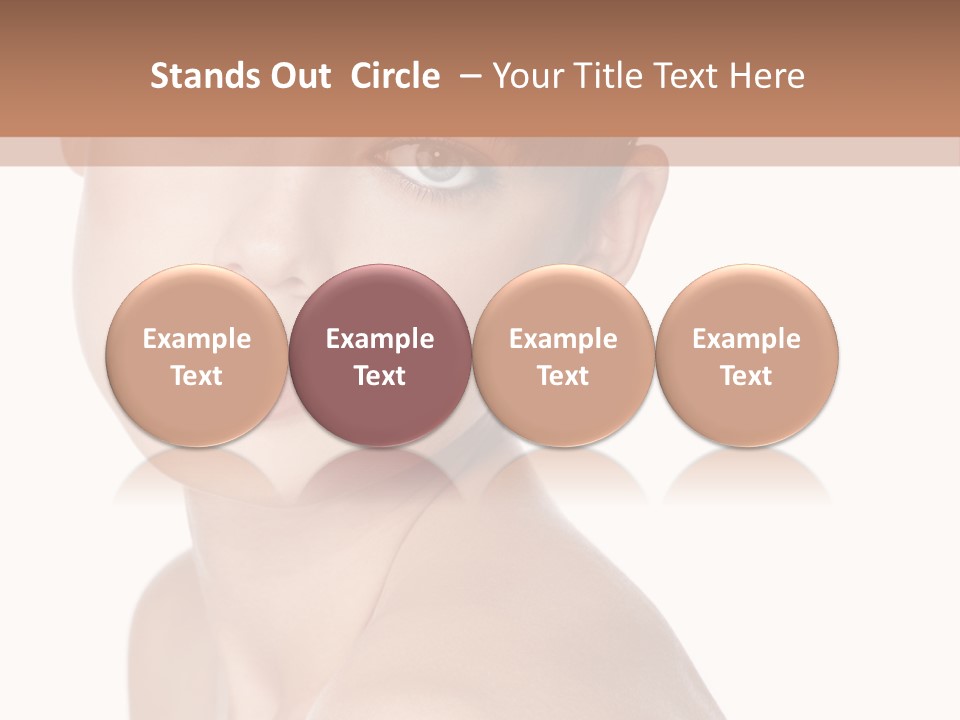 Person Skin Posing PowerPoint Template