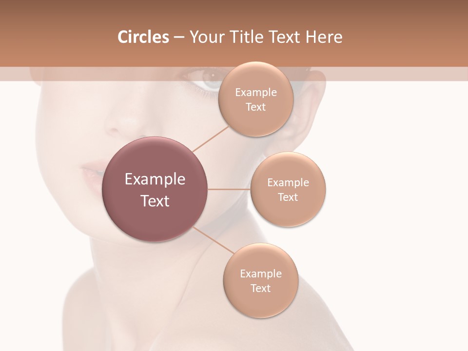 Person Skin Posing PowerPoint Template