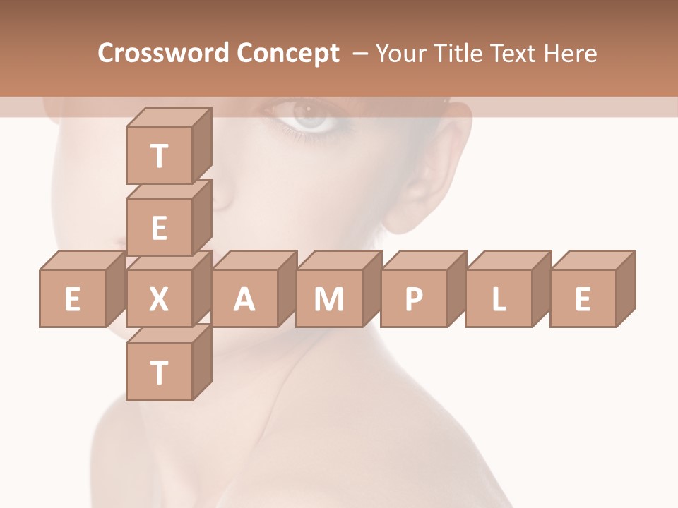 Person Skin Posing PowerPoint Template