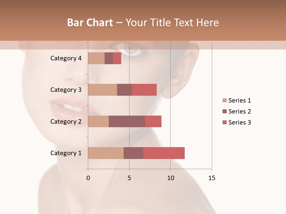 Person Skin Posing PowerPoint Template