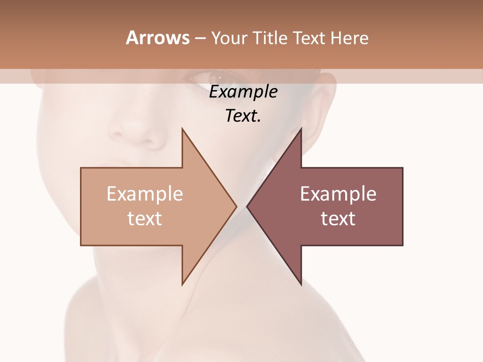 Person Skin Posing PowerPoint Template
