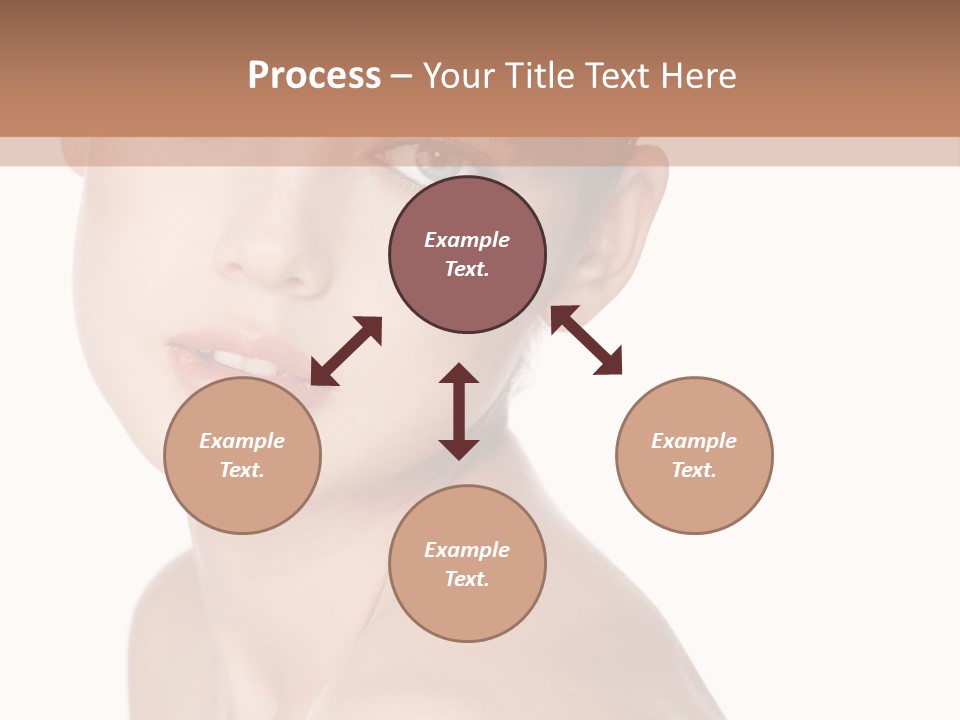 Person Skin Posing PowerPoint Template