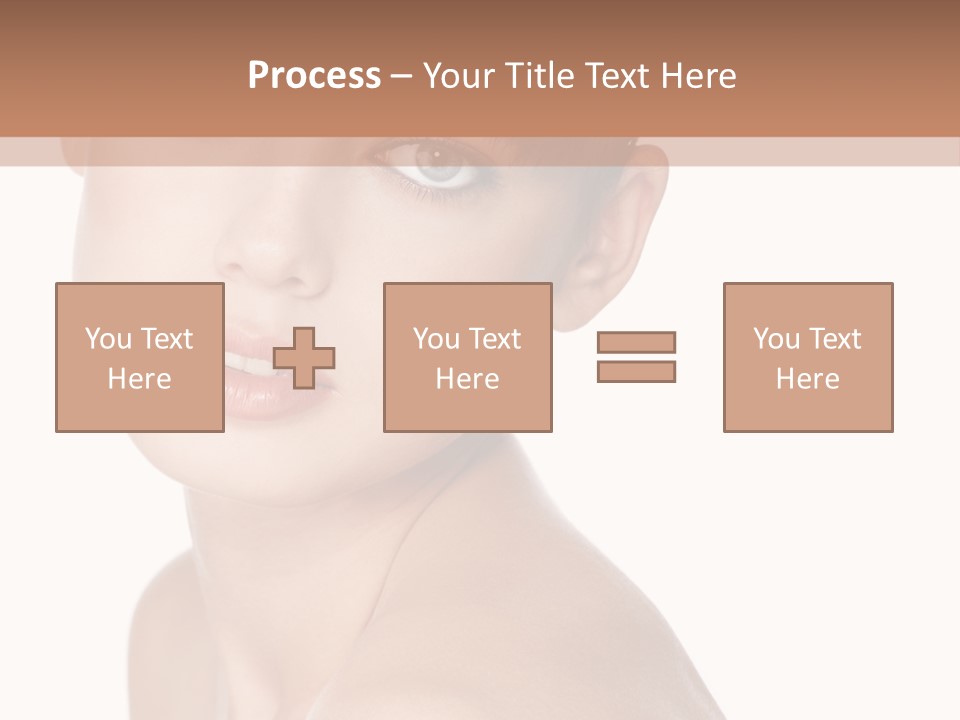 Person Skin Posing PowerPoint Template