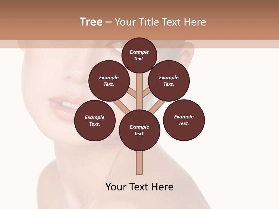 Person Skin Posing PowerPoint Template