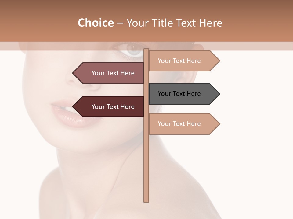 Person Skin Posing PowerPoint Template