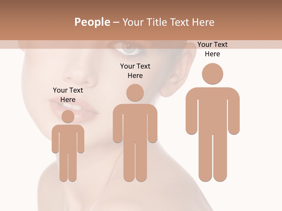 Person Skin Posing PowerPoint Template