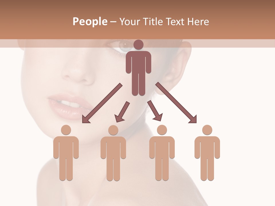 Person Skin Posing PowerPoint Template
