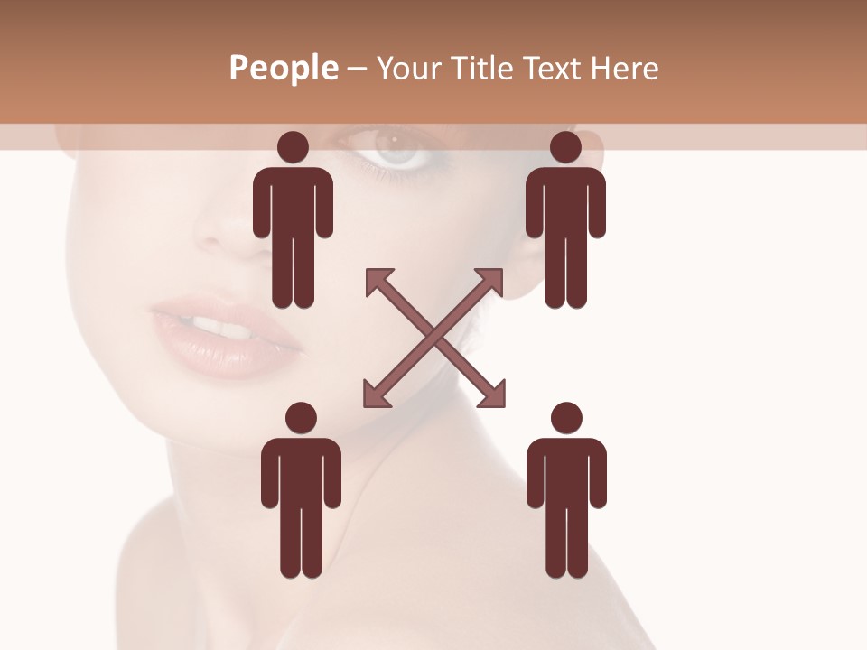 Person Skin Posing PowerPoint Template