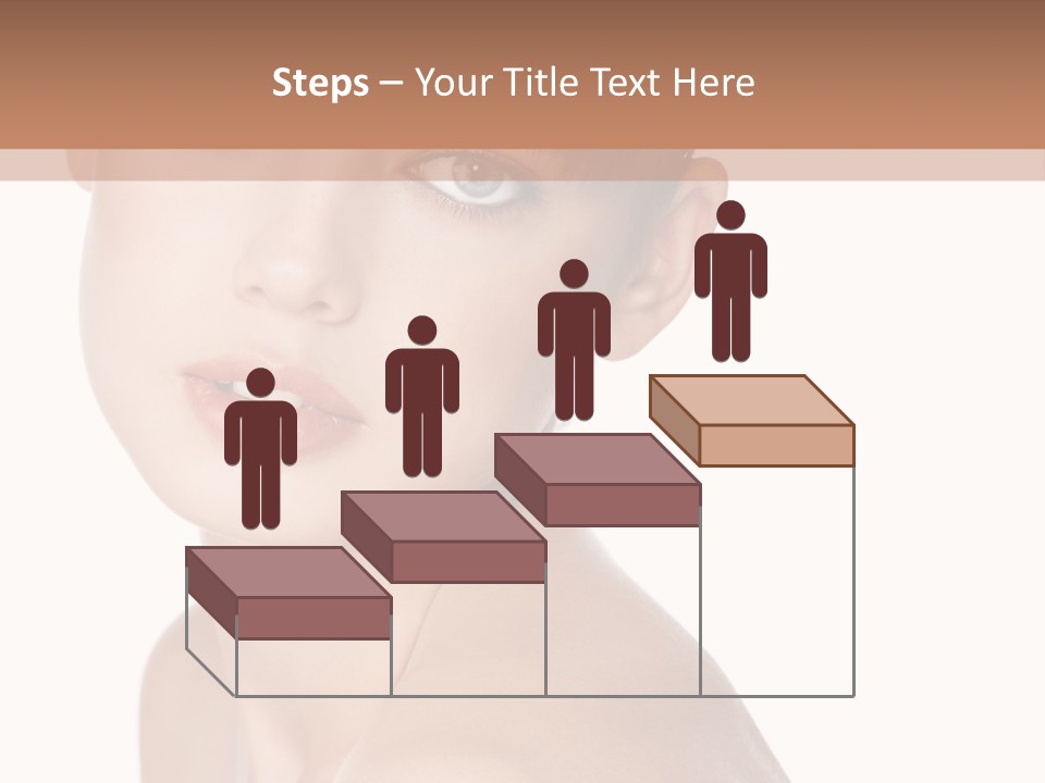 Person Skin Posing PowerPoint Template