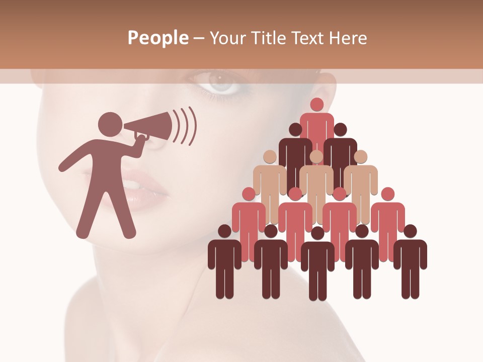 Person Skin Posing PowerPoint Template
