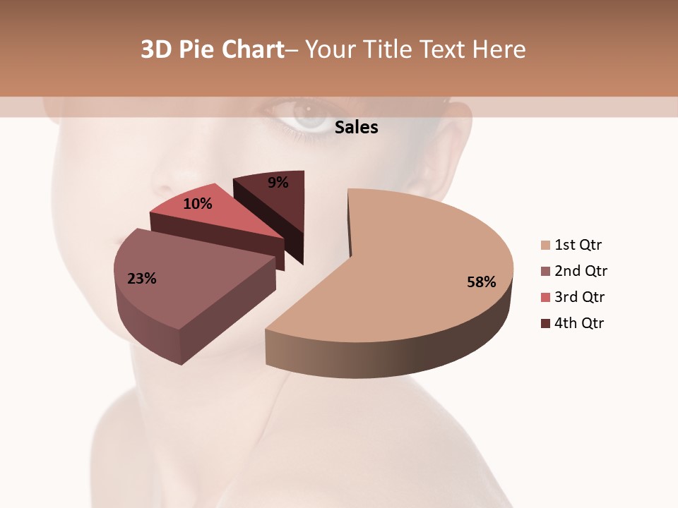 Person Skin Posing PowerPoint Template