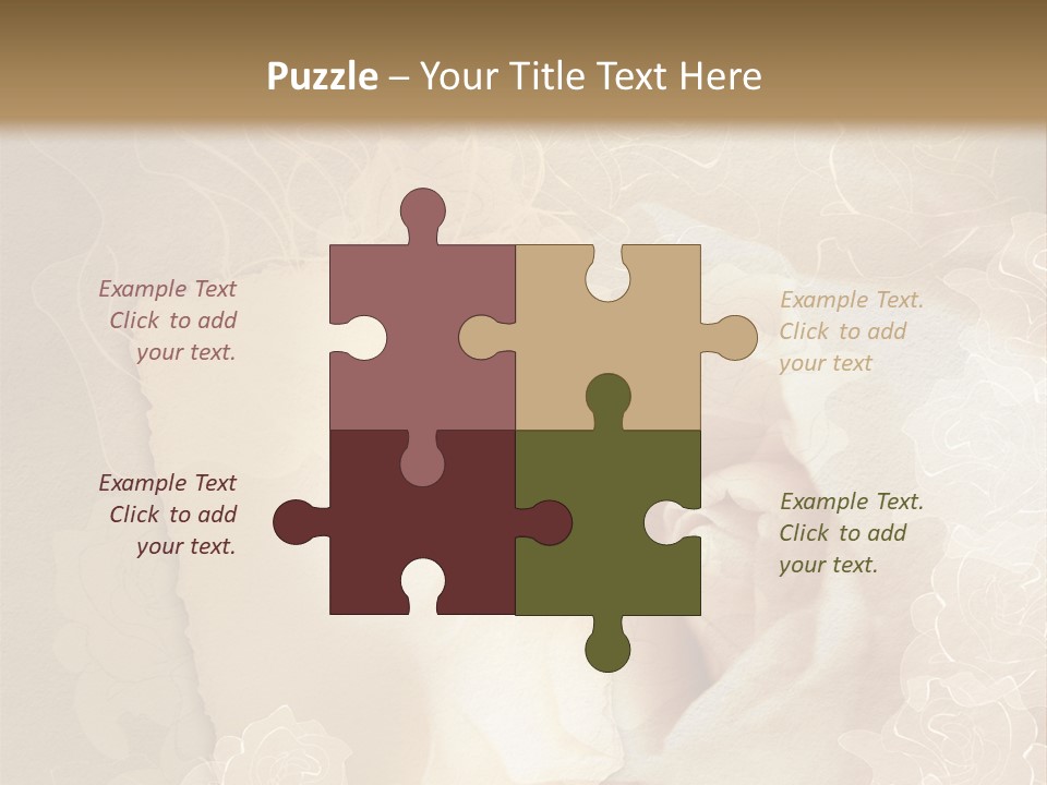 Birthday Scrapbook Art PowerPoint Template