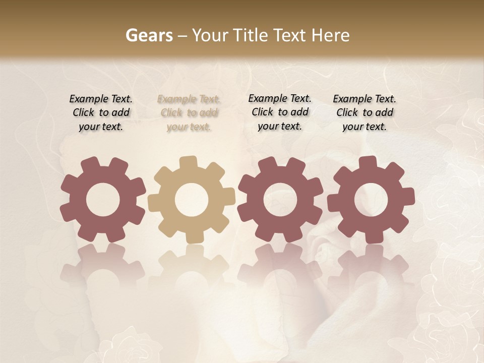 Birthday Scrapbook Art PowerPoint Template