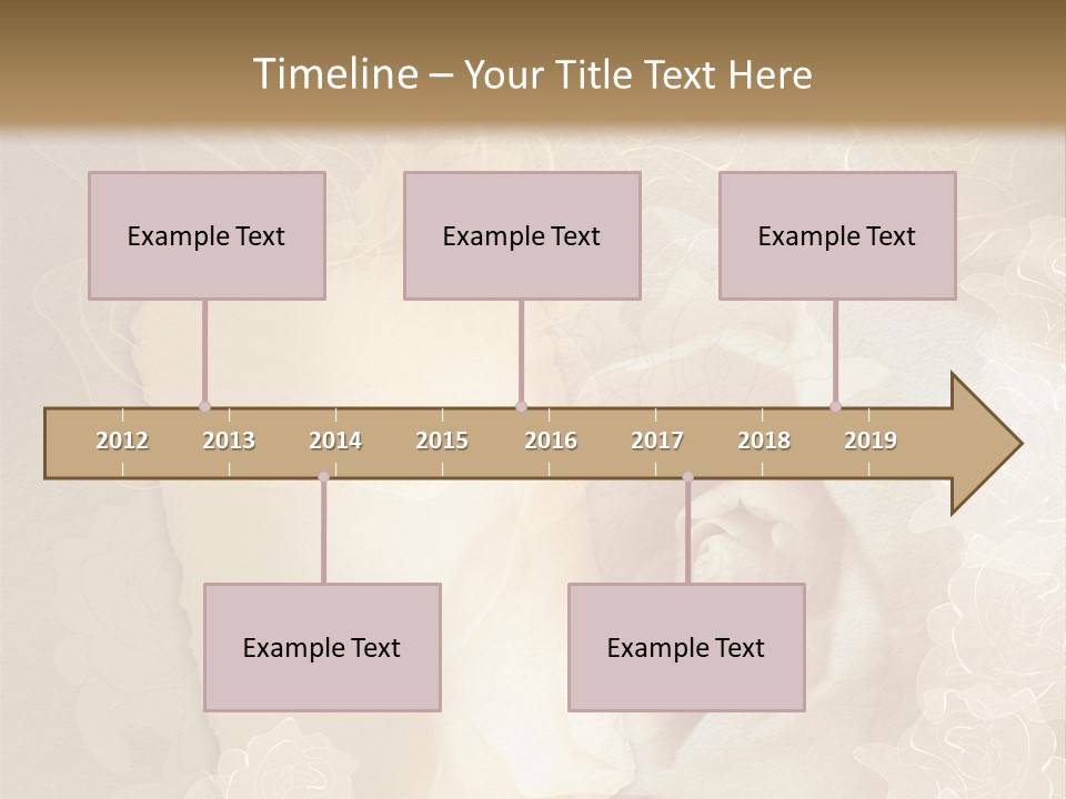 Birthday Scrapbook Art PowerPoint Template