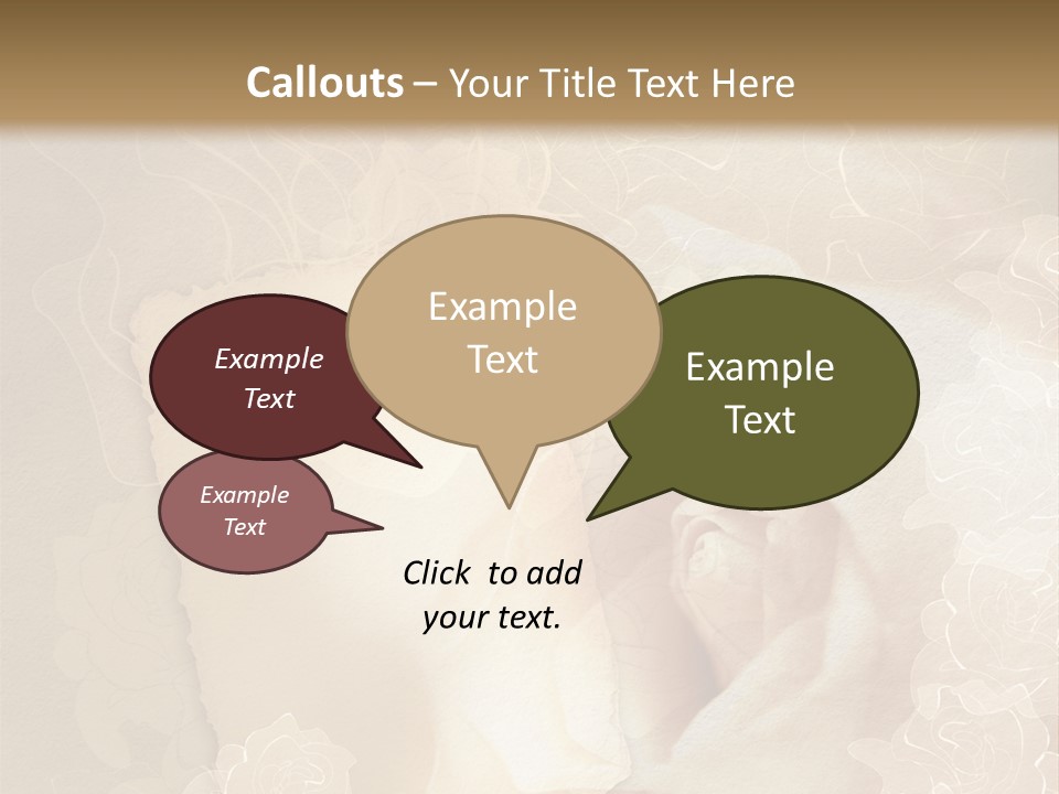 Birthday Scrapbook Art PowerPoint Template