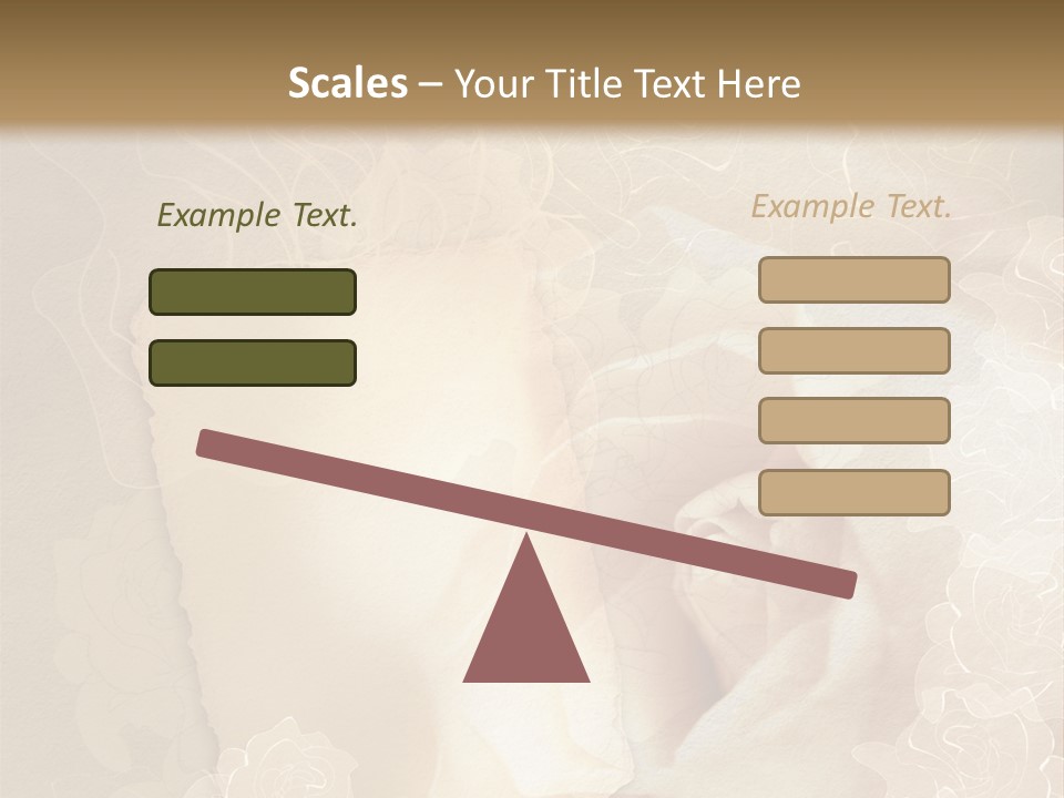 Birthday Scrapbook Art PowerPoint Template