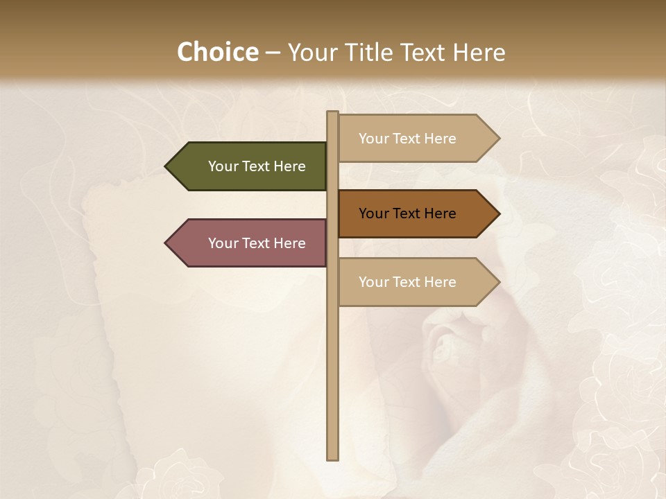 Birthday Scrapbook Art PowerPoint Template