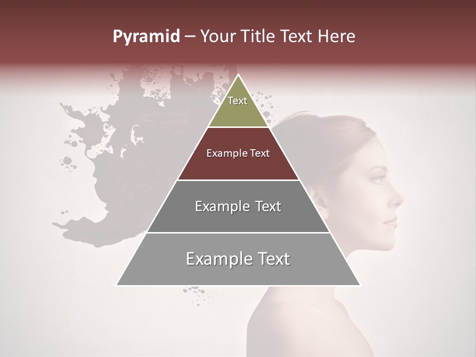 Water Caucasian Liquid PowerPoint Template