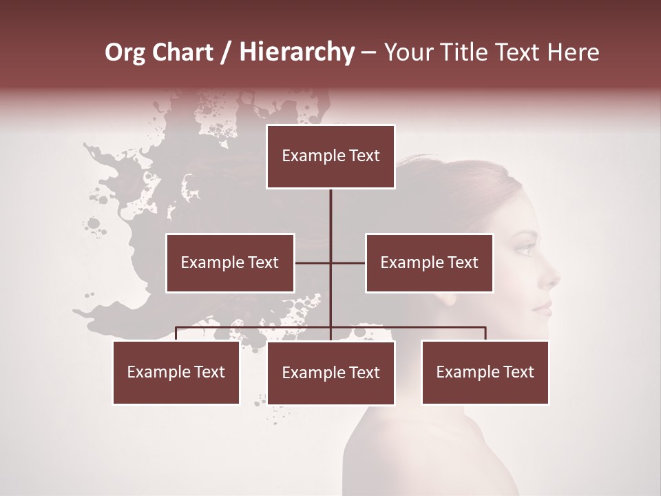 Water Caucasian Liquid PowerPoint Template