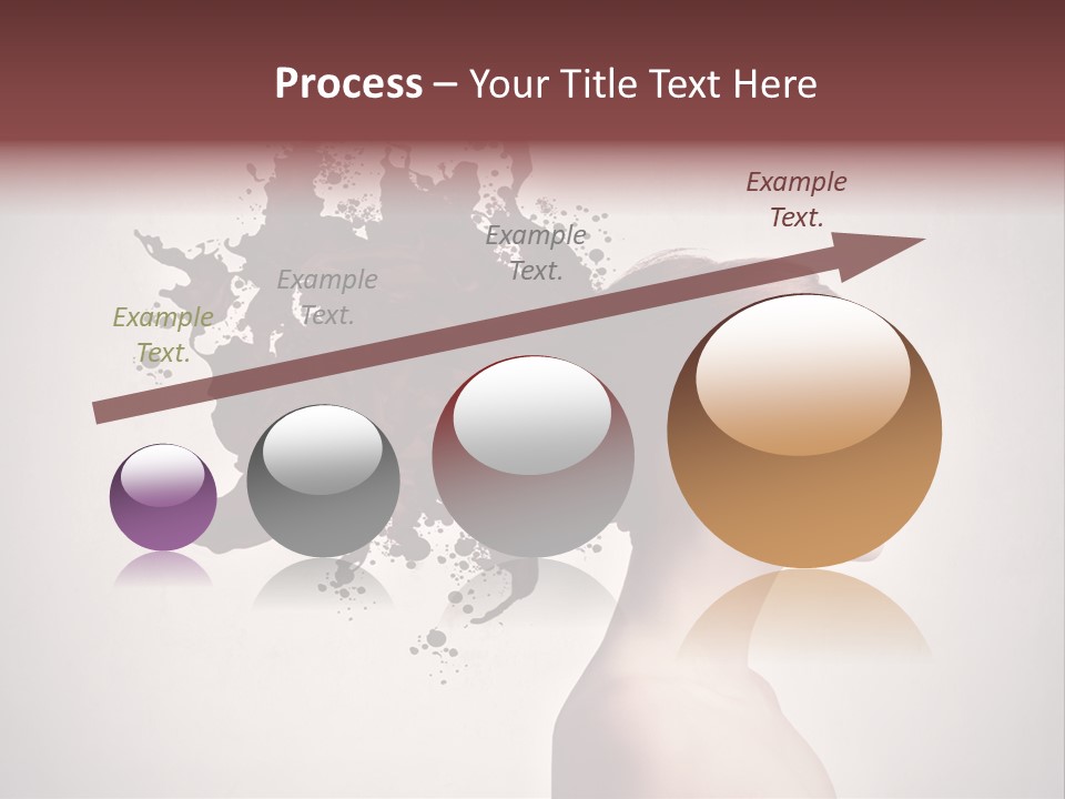 Water Caucasian Liquid PowerPoint Template