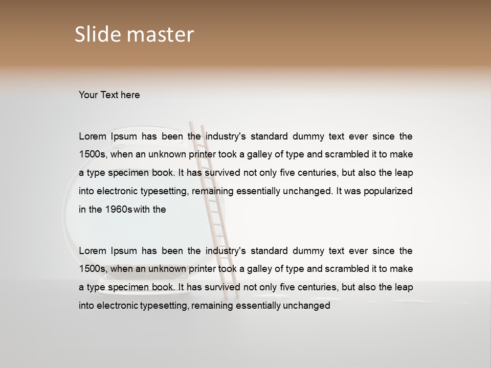 I Olated Blue Leap PowerPoint Template