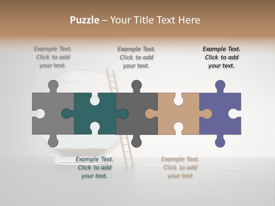 I Olated Blue Leap PowerPoint Template