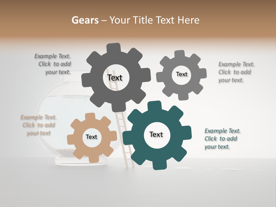 I Olated Blue Leap PowerPoint Template