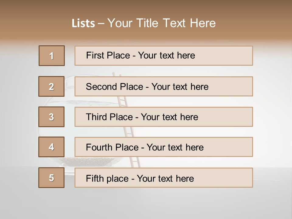 I Olated Blue Leap PowerPoint Template