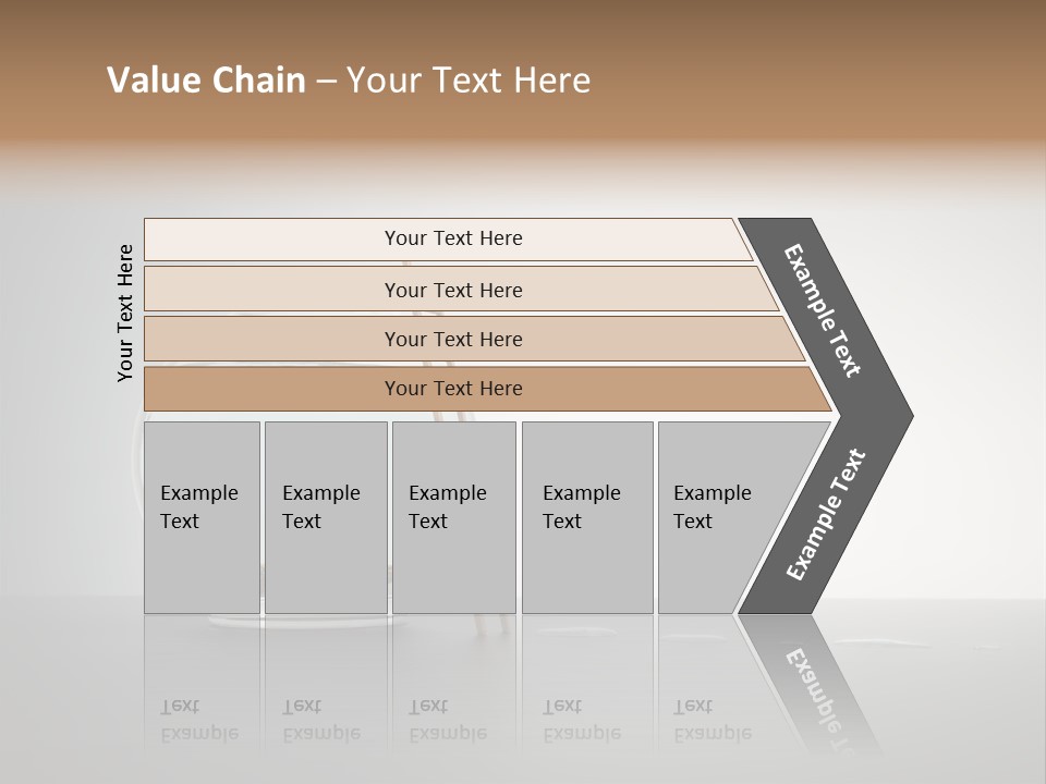 I Olated Blue Leap PowerPoint Template