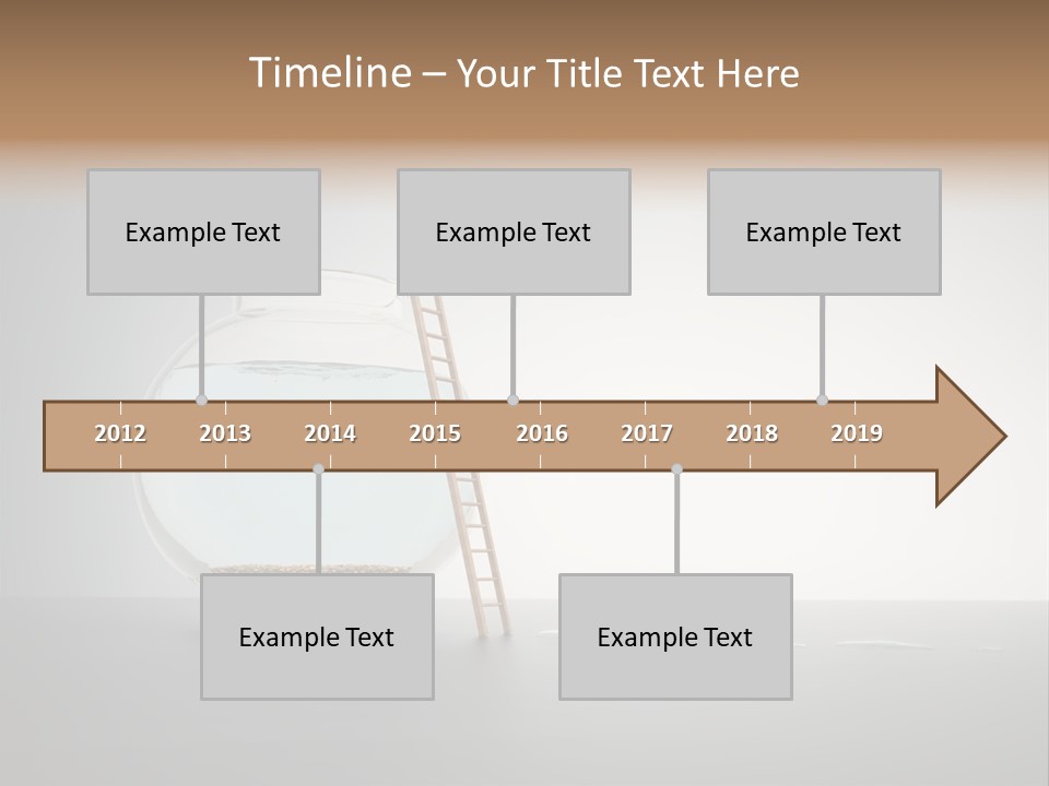 I Olated Blue Leap PowerPoint Template