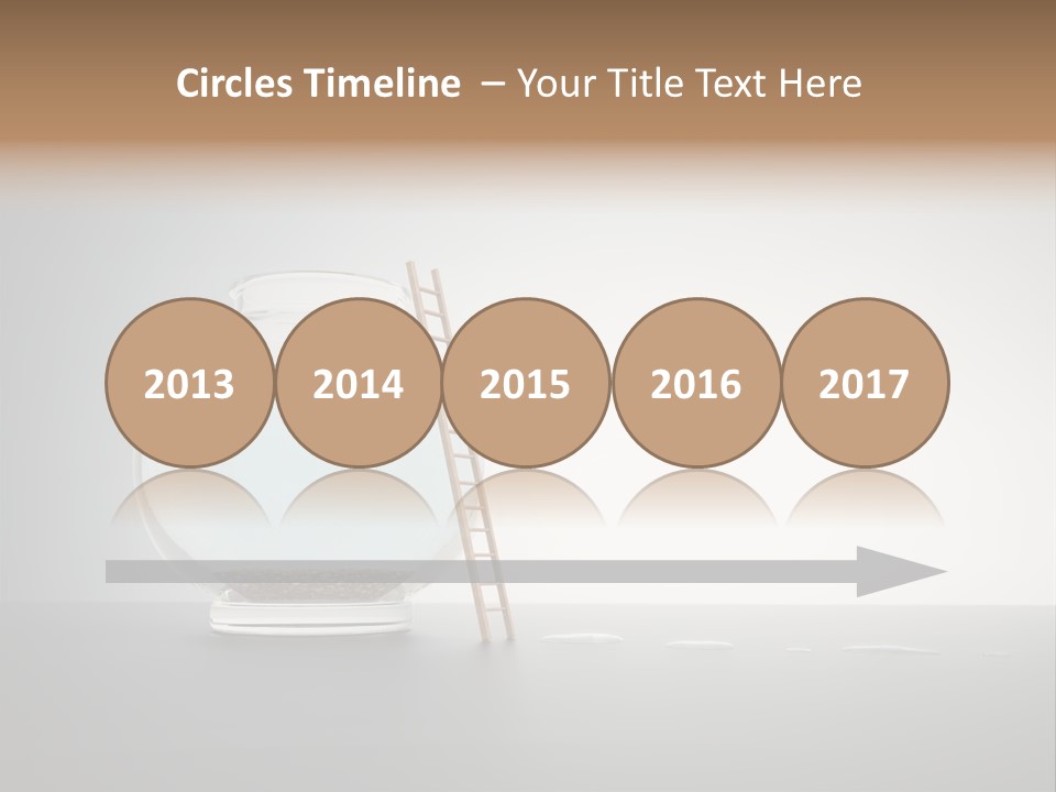 I Olated Blue Leap PowerPoint Template