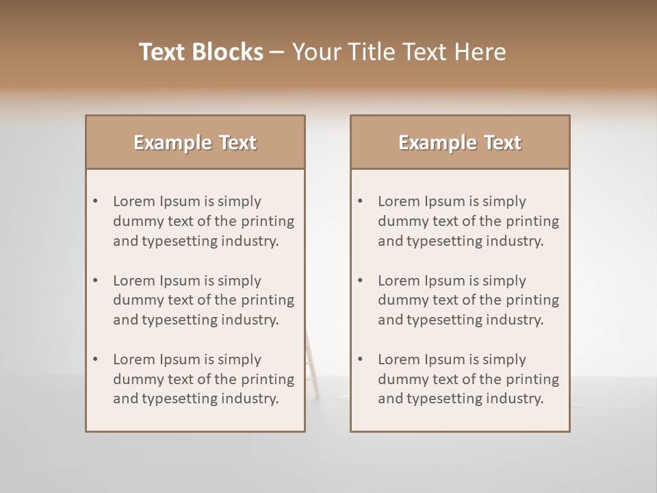 I Olated Blue Leap PowerPoint Template