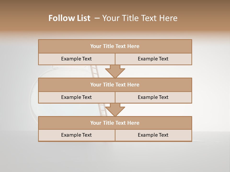 I Olated Blue Leap PowerPoint Template