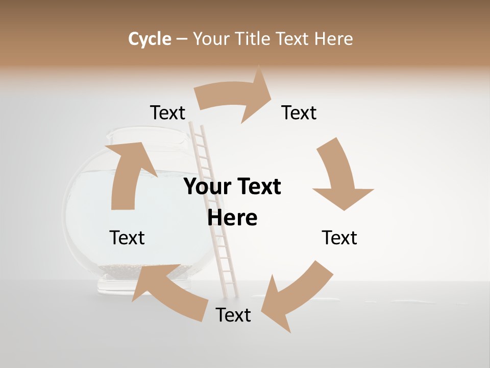 I Olated Blue Leap PowerPoint Template