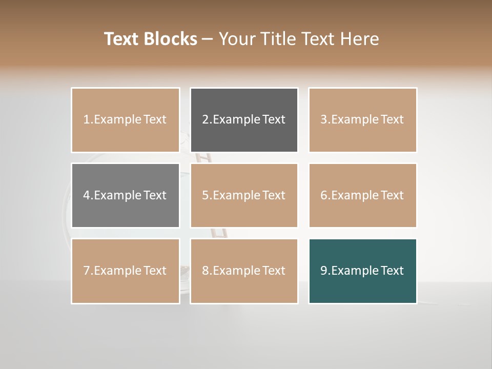 I Olated Blue Leap PowerPoint Template