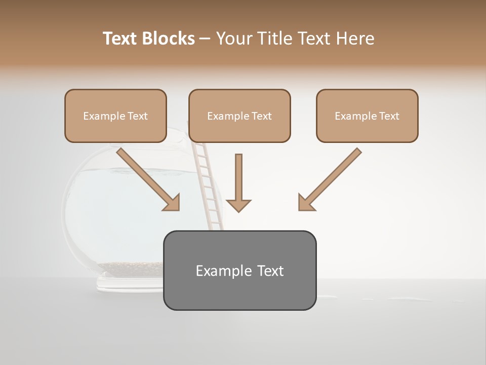 I Olated Blue Leap PowerPoint Template
