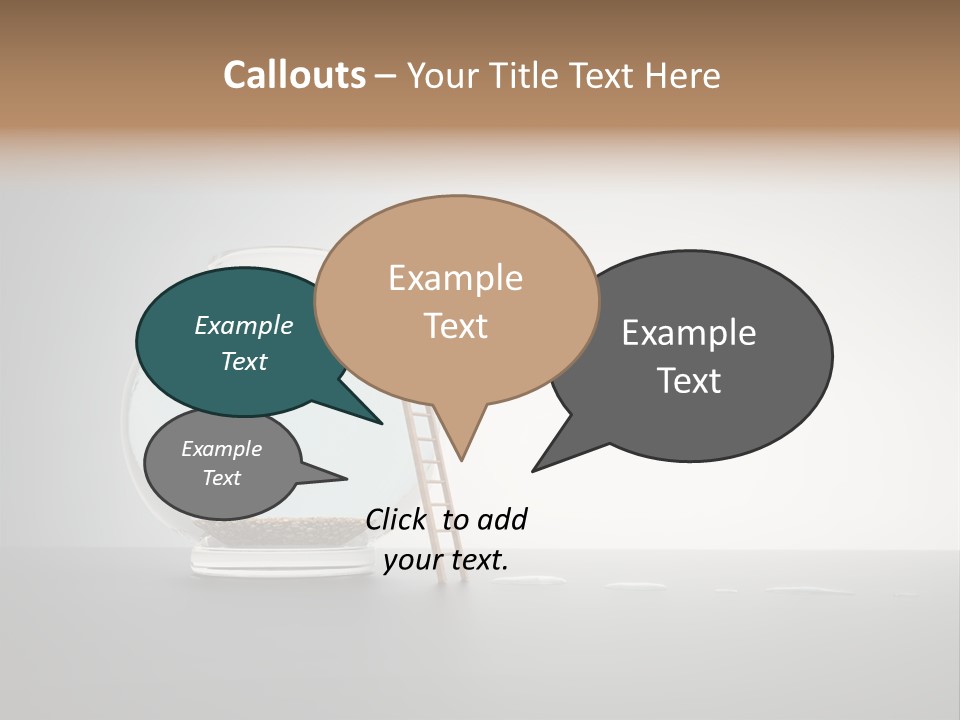 I Olated Blue Leap PowerPoint Template