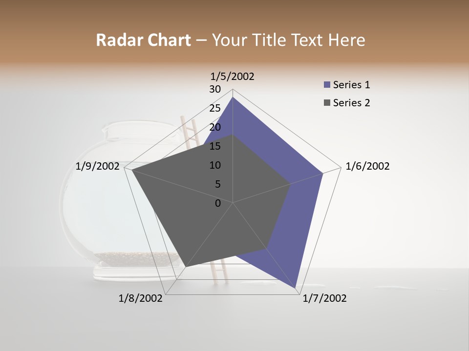 I Olated Blue Leap PowerPoint Template