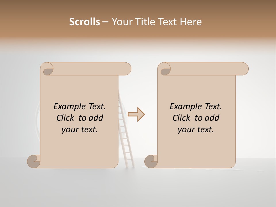 I Olated Blue Leap PowerPoint Template