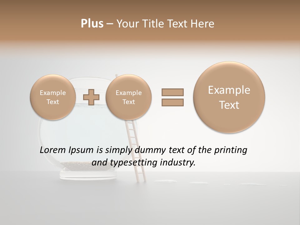 I Olated Blue Leap PowerPoint Template