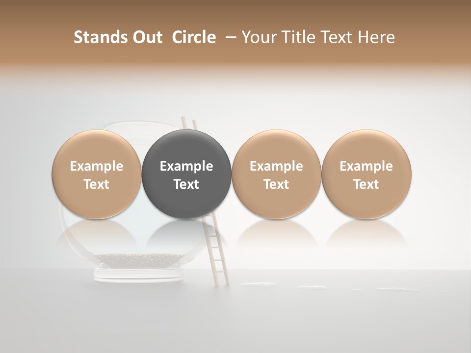 I Olated Blue Leap PowerPoint Template