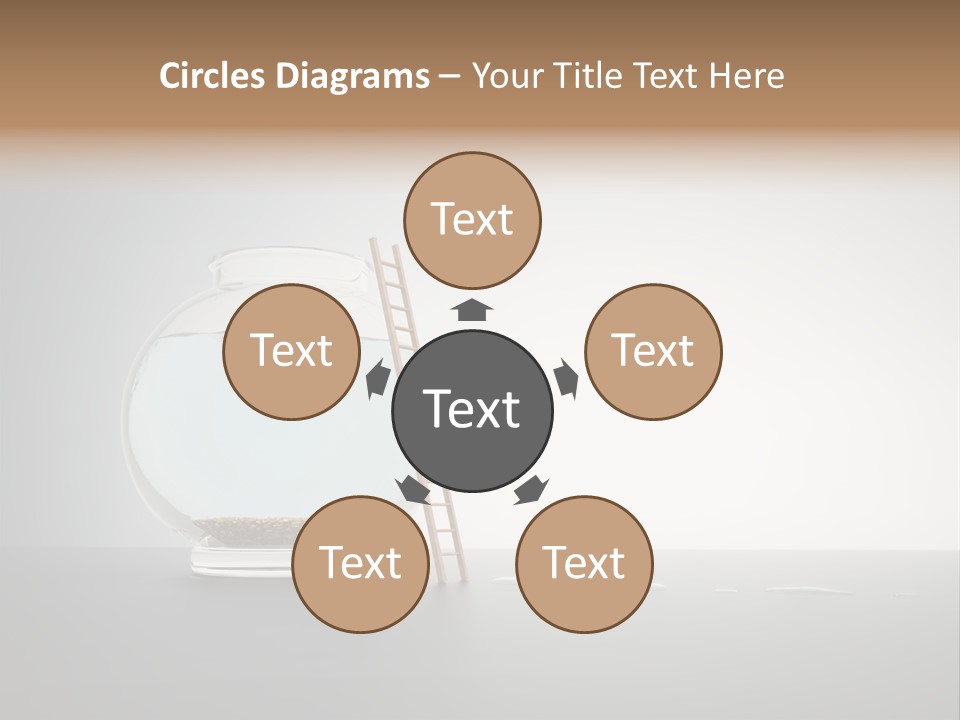 I Olated Blue Leap PowerPoint Template