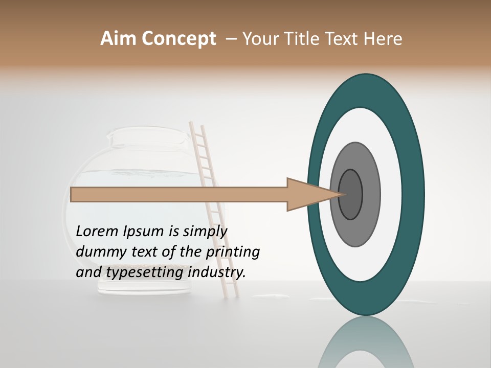 I Olated Blue Leap PowerPoint Template